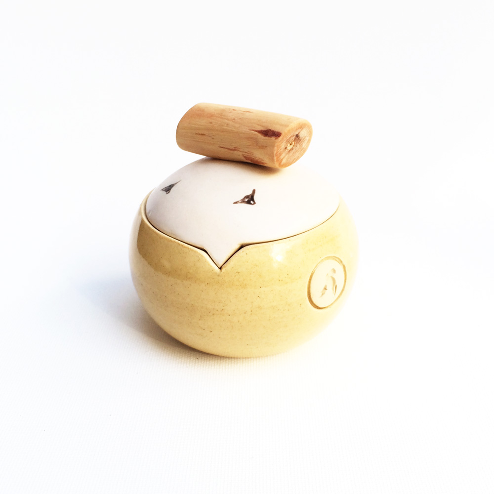 Dose mit Holzgriff miniCute