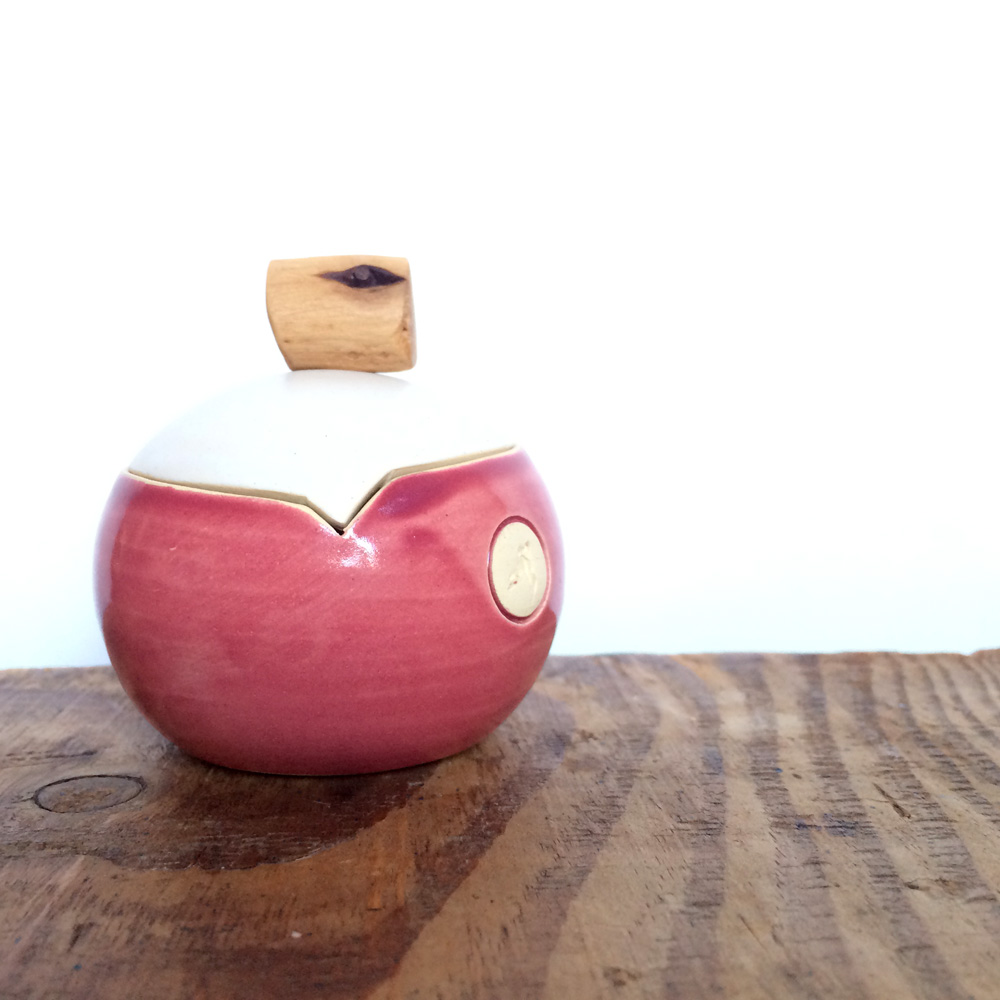 Keramikdose himbeere