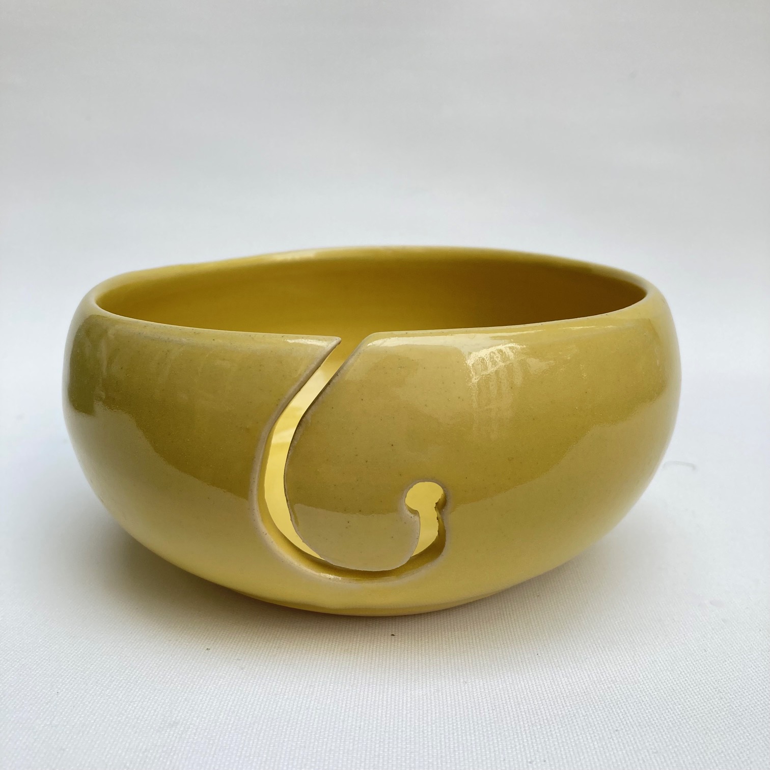 Smile zitrone Wollknäuelschale